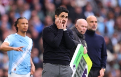 HLV Mikel Arteta thốt lên 1 điều khi Arsenal gục ngã trước Man City