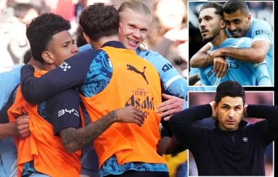 CĐV Man City đồng loạt làm 1 điều để chế giễu Arsenal