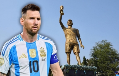 Tượng Lionel Messi cao 21 mét bị dỡ bỏ trước thềm World Cup 2026