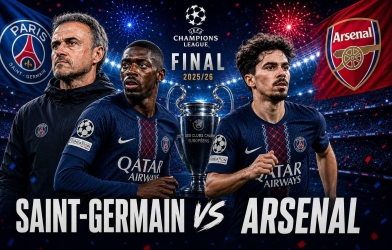 CHÍNH THỨC: PSG công bố danh sách cầu thủ đấu Arsenal tại Cúp C1