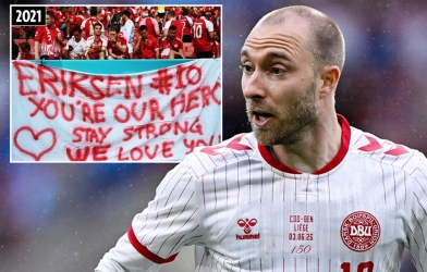 Christian Eriksen lại đột quỵ trên sân, ám ảnh Euro 2021 ùa về