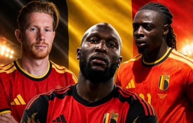 ĐT Bỉ loại ngôi sao đình đám tại World Cup 2026