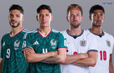 Nhận định Mexico vs Anh: Tam Sư trước thử thách cực khó