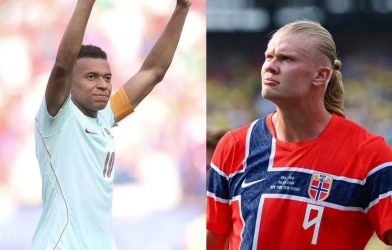 Haaland thốt lên 1 điều khi Mbappe bị hoãn phạt đền ở trận Pháp thắng Morocco