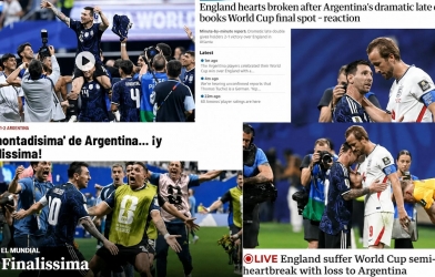 Truyền thông Anh dậy sóng khi thua Messi tại bán kết World Cup 2026
