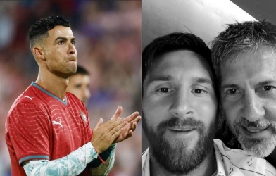 Ronaldo lên tiếng về sự ra đi của bố Messi