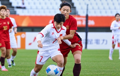 Trực tiếp nữ Việt Nam 0-0 nữ Trung Quốc: Bước vào hiệp phụ