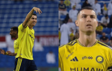 Ronaldo gây sốt với màn ăn mừng bí ẩn