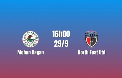 Nhận định Mohun Bagan vs North East Utd: Khó cho đội khách