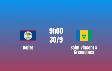 Nhận định Belize vs Saint Vincent & Grenadines: Khó cho chủ nhà
