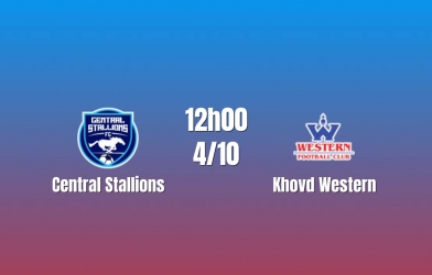 Nhận định Central Stallions vs Khovd Western: Áp đảo hoàn toàn