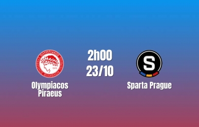 Nhận định Olympiacos Piraeus vs Sparta Prague: Chủ nhà chiếm ưu thế