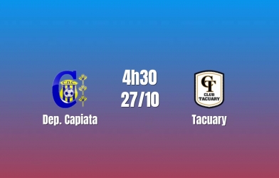 Nhận định Dep. Capiata vs Tacuary: Ưu thế chủ nhà