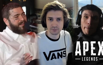 Rapper Post Malone muốn chơi Apex Legends với xQc và Trainwreck