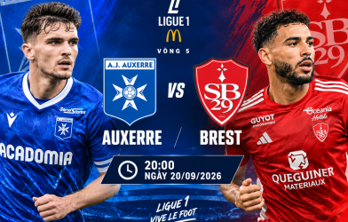 Nhận định Auxerre vs Brest: Đại chiến cân não