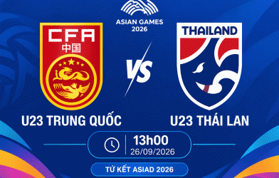 Nhận định U23 Trung Quốc vs U23 Thái Lan: Thái Lan phá nổi bức tường 1 bàn thua?