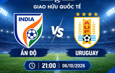Nhận định Ấn Độ vs Uruguay: Khách thắng thuyết phục