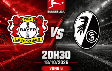 Nhận định Bayer Leverkusen vs Freiburg: Chủ nhà chặn đứng hiện tượng