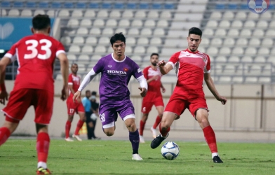 Việt Nam hòa nghẹt thở Jordan trước thềm VL World Cup 2022
