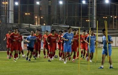 Ấn định ngày ĐT Việt Nam lên đường sang UAE đấu Trung Quốc