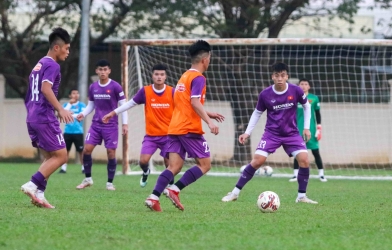 U23 Việt Nam miệt mài 'luyện công' chờ đấu Thái Lan