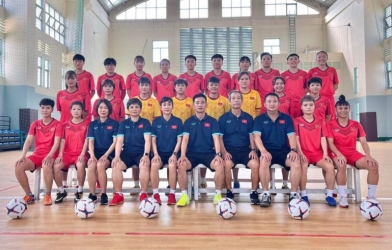 Tuyển nữ Futsal Việt Nam triệu tập 22 cầu thủ chuẩn bị SEA Games 31