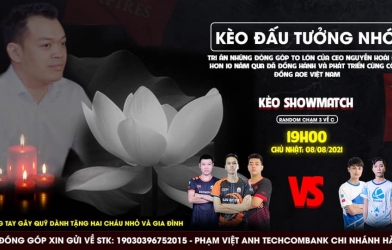 AoE Việt Nam tổ chức kèo đấu tưởng nhớ, tri ân CEO Nguyễn Hoài Đức