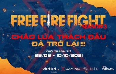Giải đấu cộng đồng Free Fire Fight mùa 3 chính thức mở đăng ký