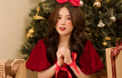 Nữ streamer người Tày cùng fan đón giáng sinh với một bộ ảnh lung linh