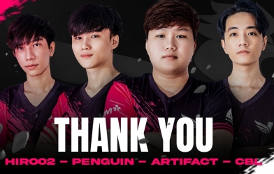 SBTC Esports chia tay 4 thành viên ngay sau VCS Mùa Đông 2021