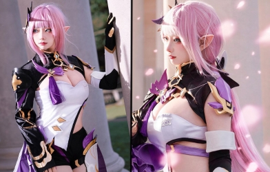Ngắm màn cosplay Elysia trong Honkai Impact 3rd