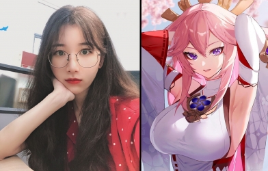 Bất ngờ trước nhan sắc VA của Yae Miko trong Genshin Impact