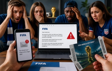 FIFA hủy vé World Cup 2026 sát ngày khai mạc, người hâm mộ phẫn nộ