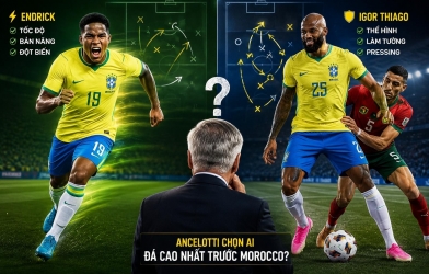 Ancelotti đối mặt quyết định lớn trước trận gặp Morocco