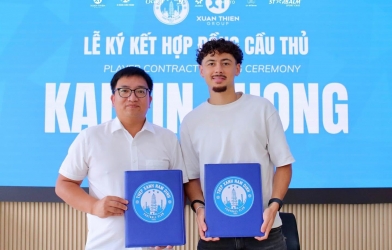 CHÍNH THỨC: Nam Định công bố tiền đạo Việt kiều Pháp cực lạ
