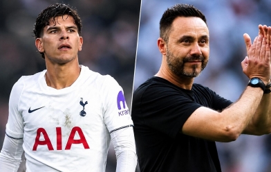 HLV De Zerbi hứa 'làm cha' tân binh trẻ đắt giá của Tottenham