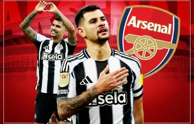 Đội hình Arsenal với Bruno Guimaraes: Arteta sẽ sắp xếp ra sao?