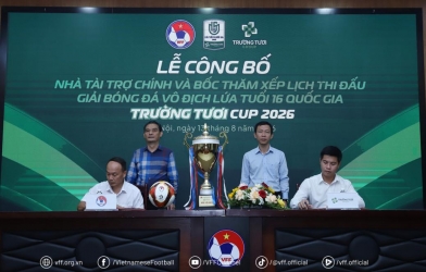Tập đoàn Trường Tươi là nhà tài trợ chính Giải U16 Quốc gia trong ba năm