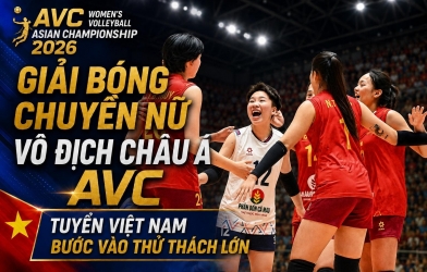 Xem trực tiếp bóng chuyền nữ vô địch châu Á 2026 ở đâu?