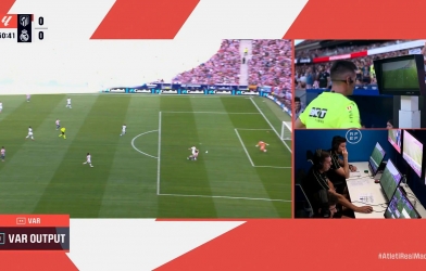 Atletico Madrid hạ Real Madrid, thẻ đỏ định đoạt derby nghẹt thở