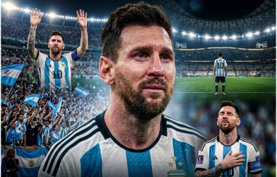 Messi bật khóc trong trận cuối cùng khoác áo Argentina