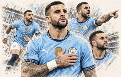 Kyle Walker: 'Không ai xóa được vinh quang của Man City'