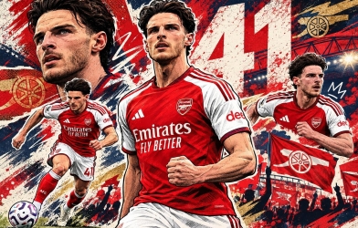 HLV Arteta úp mở vai trò mới của Declan Rice tại Arsenal
