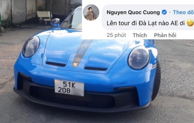 'Hàng hiếm' Porsche 911 GT3 2022 giá 16 tỷ đồng của Cường 'Đô-la' đã ra biển trắng