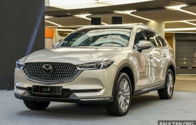 Mazda CX-8 2022 thêm phiên bản động cơ tăng áp 2.5L tại Malaysia