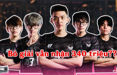 Không làm mà vẫn có ăn, SBTC Esports bỏ giải vẫn lĩnh 340 triệu đồng tiền thưởng