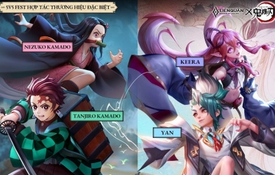 Chính thức: Liên Quân Mobile sẽ có dòng trang phục Thanh Gươm Diệt Quỷ