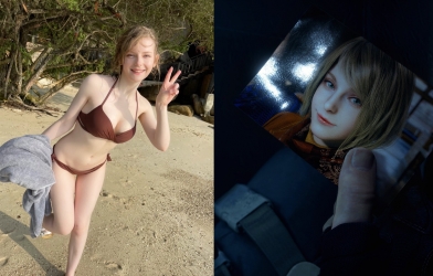 Thì ra cô gái xinh đẹp này là nguyên mẫu của Ashley trong Resident Evil 4