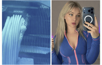 Máy tính của streamer bốc cháy khi đang chơi game