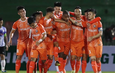 'Đại gia mới nổi' V.League thắng sát nút Đà Nẵng ở giải Tứ hùng